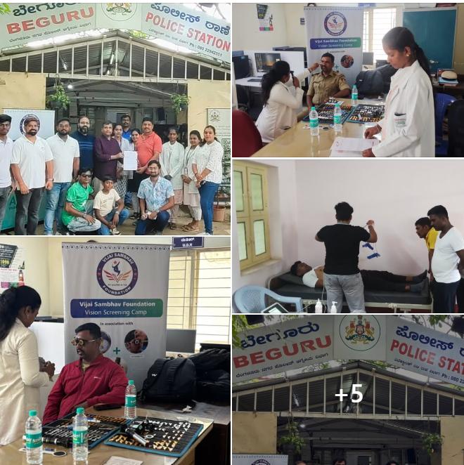 On 13th July VSF organized a health Camp for Polic...